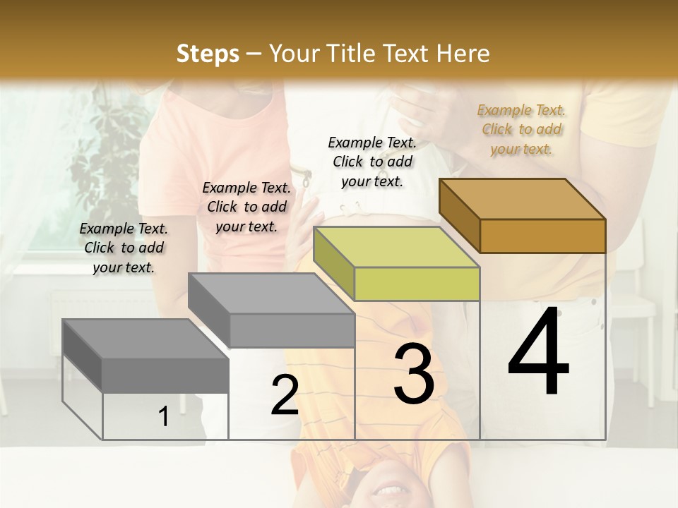 Portrait Indoor Girl PowerPoint Template