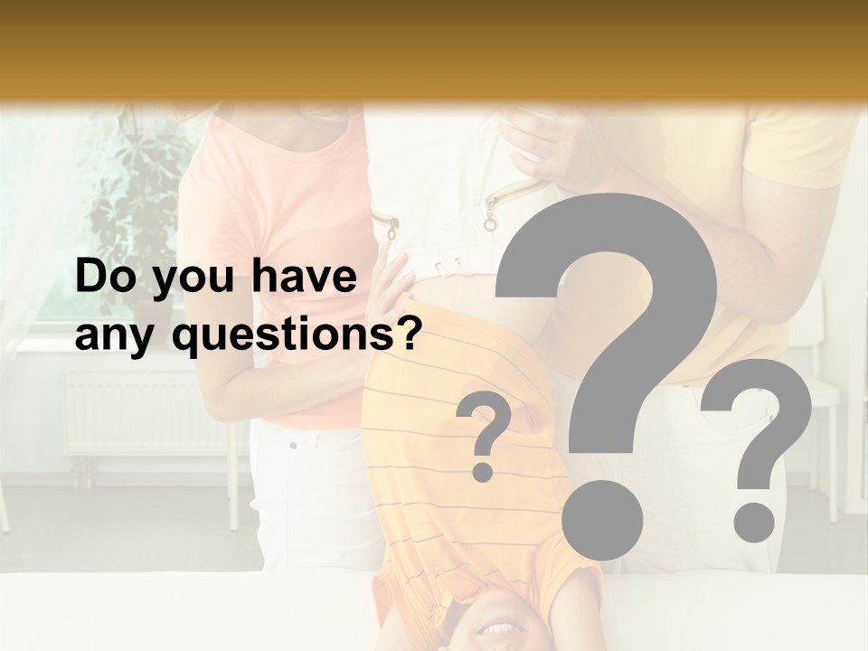 Portrait Indoor Girl PowerPoint Template