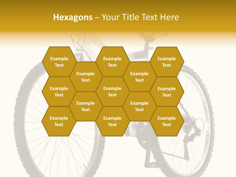 Transport Mountain Bike Metal PowerPoint Template