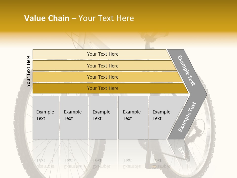Transport Mountain Bike Metal PowerPoint Template