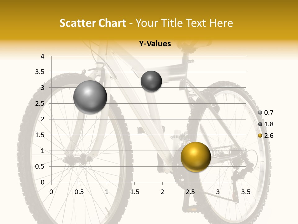 Transport Mountain Bike Metal PowerPoint Template