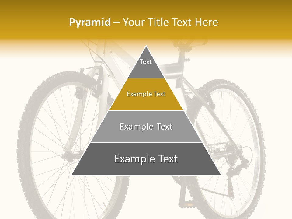 Transport Mountain Bike Metal PowerPoint Template
