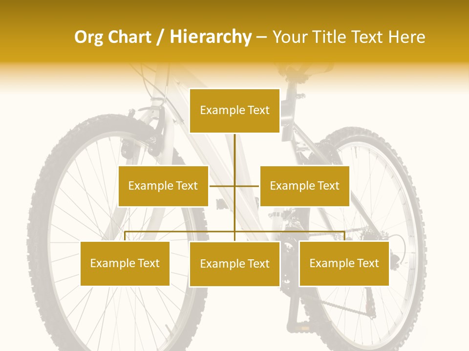 Transport Mountain Bike Metal PowerPoint Template
