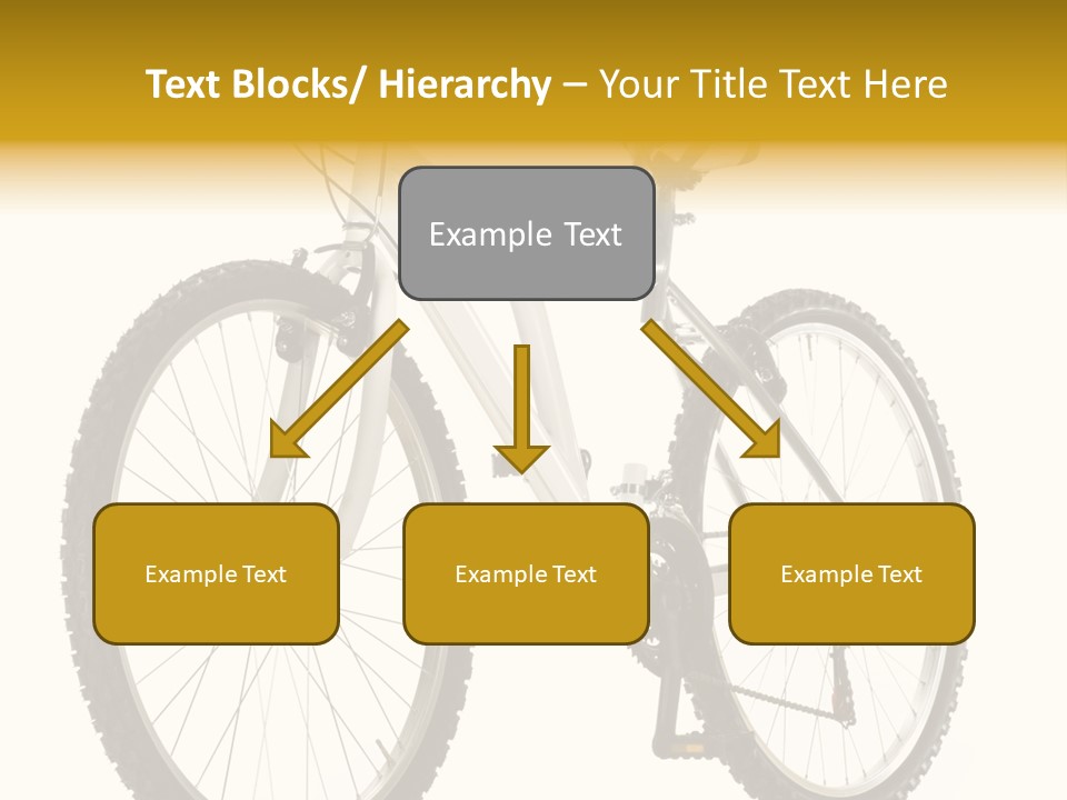 Transport Mountain Bike Metal PowerPoint Template