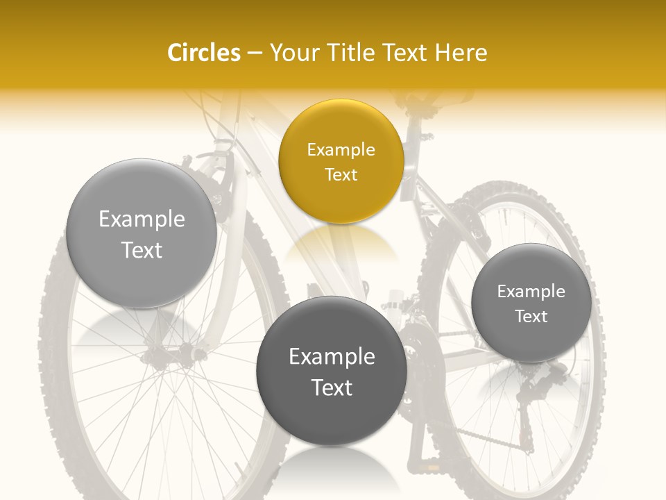 Transport Mountain Bike Metal PowerPoint Template