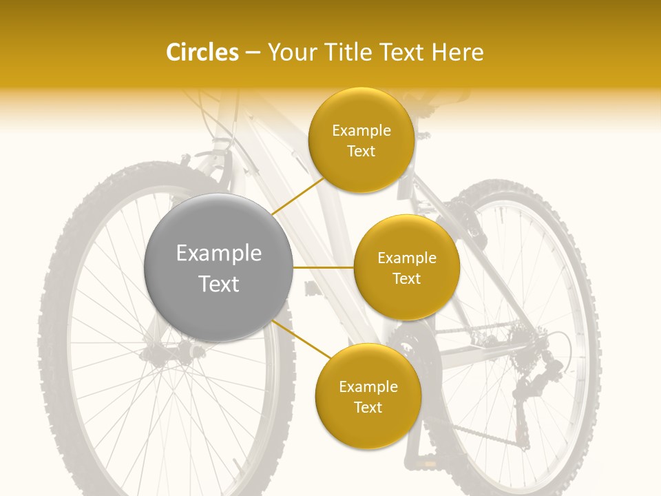 Transport Mountain Bike Metal PowerPoint Template