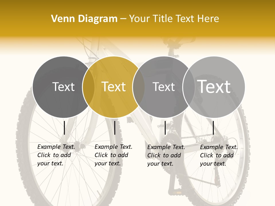 Transport Mountain Bike Metal PowerPoint Template