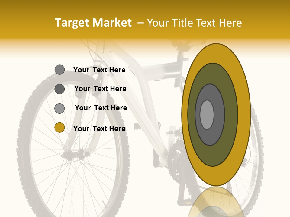 Transport Mountain Bike Metal PowerPoint Template