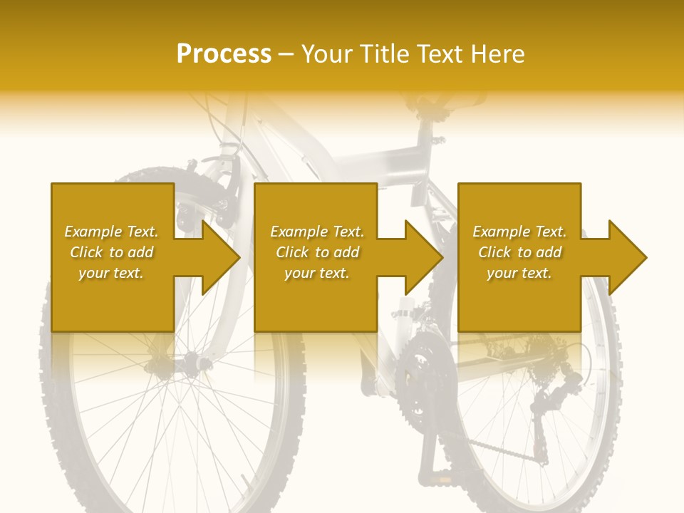 Transport Mountain Bike Metal PowerPoint Template