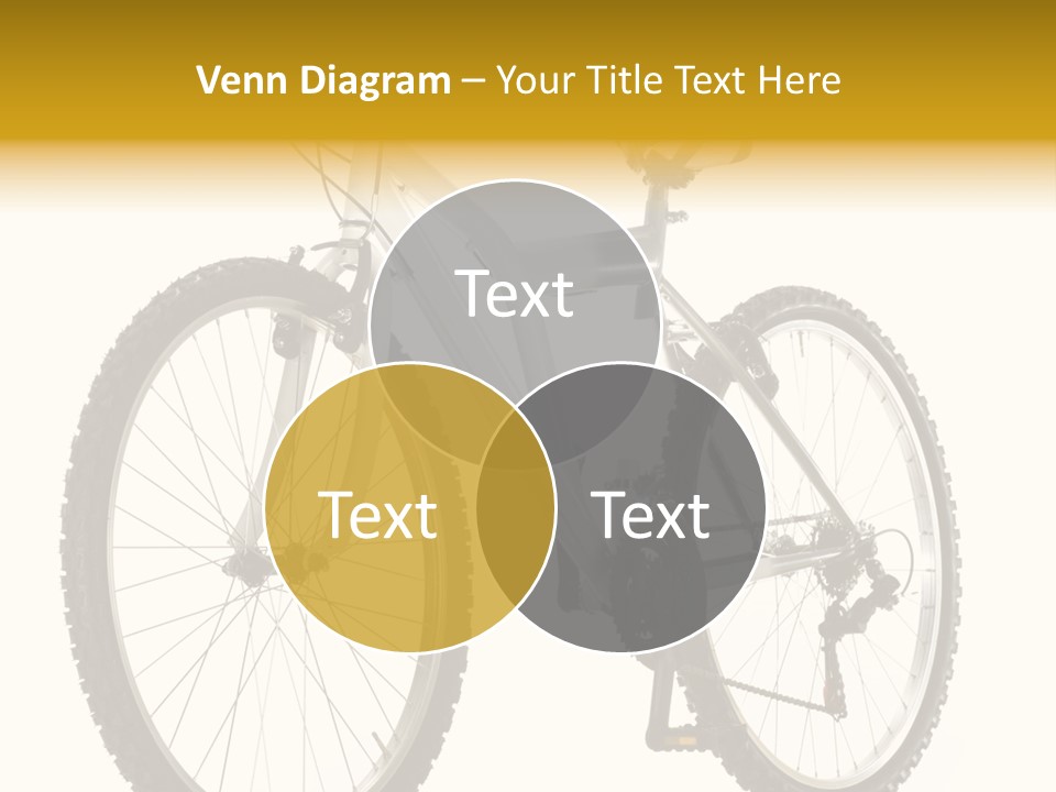 Transport Mountain Bike Metal PowerPoint Template