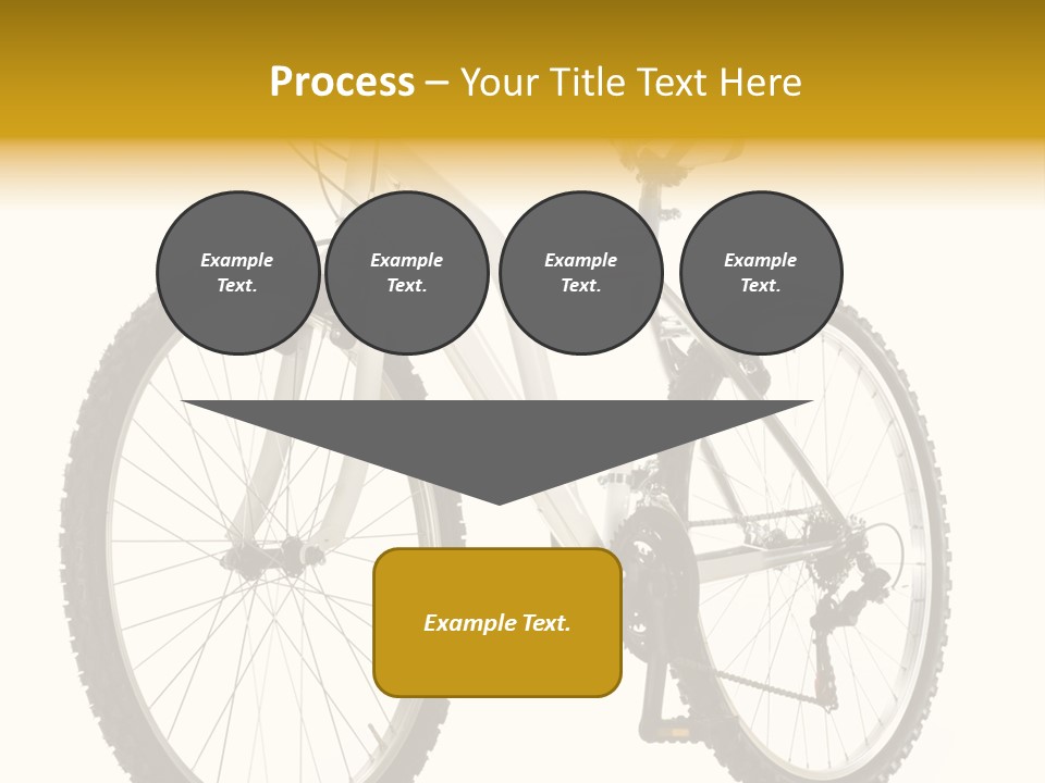 Transport Mountain Bike Metal PowerPoint Template