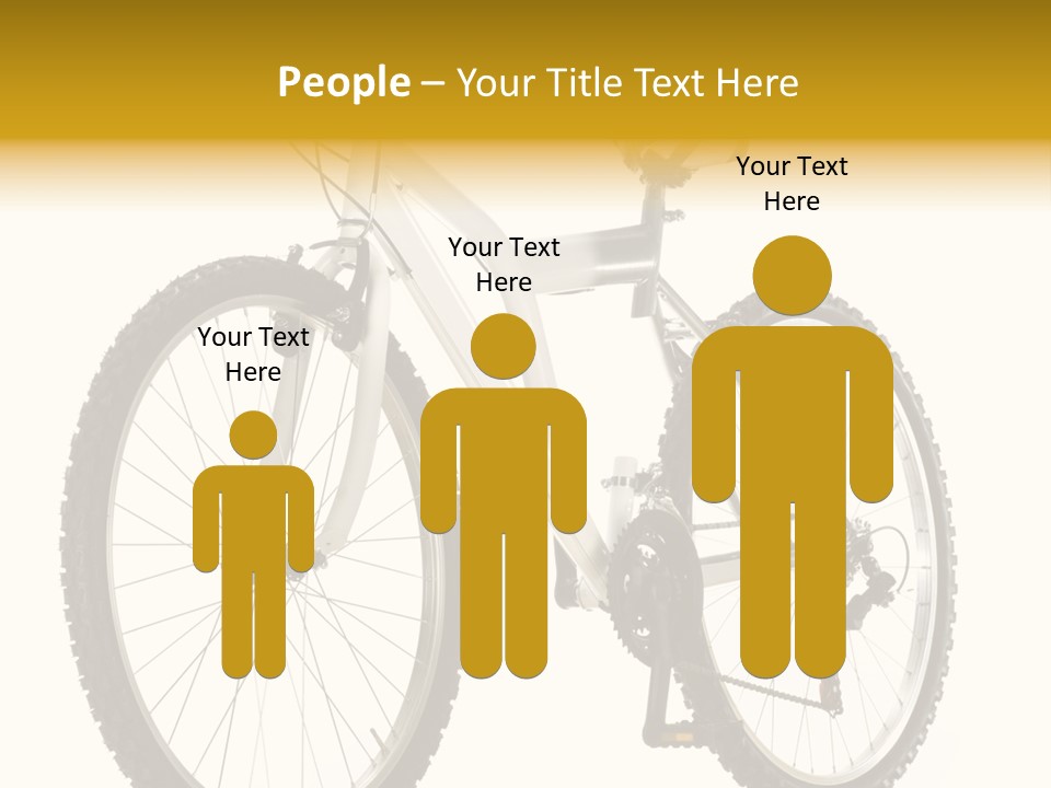 Transport Mountain Bike Metal PowerPoint Template