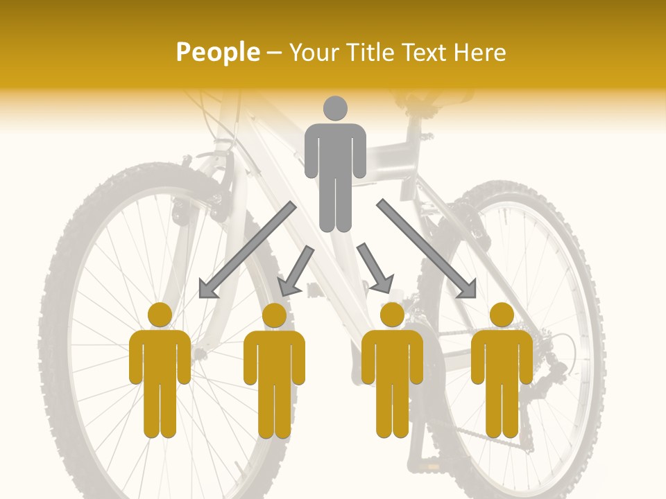 Transport Mountain Bike Metal PowerPoint Template