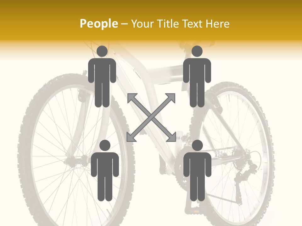 Transport Mountain Bike Metal PowerPoint Template