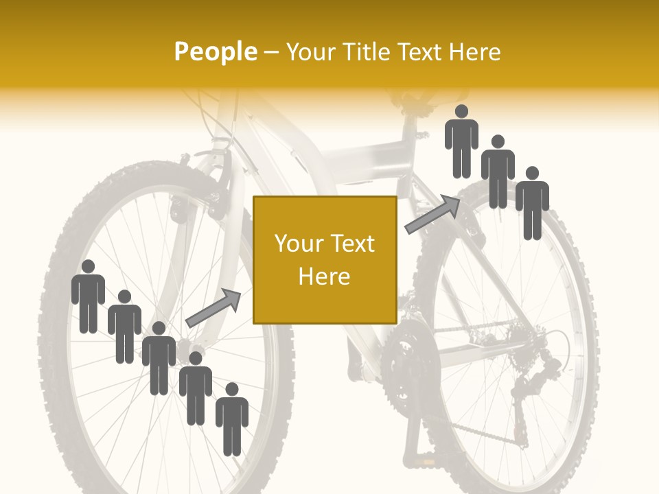 Transport Mountain Bike Metal PowerPoint Template