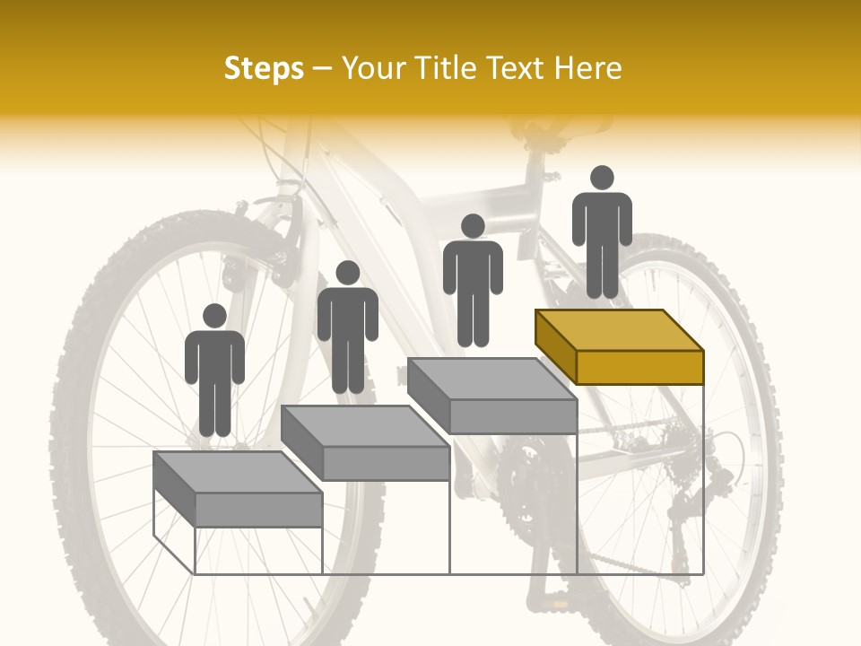 Transport Mountain Bike Metal PowerPoint Template