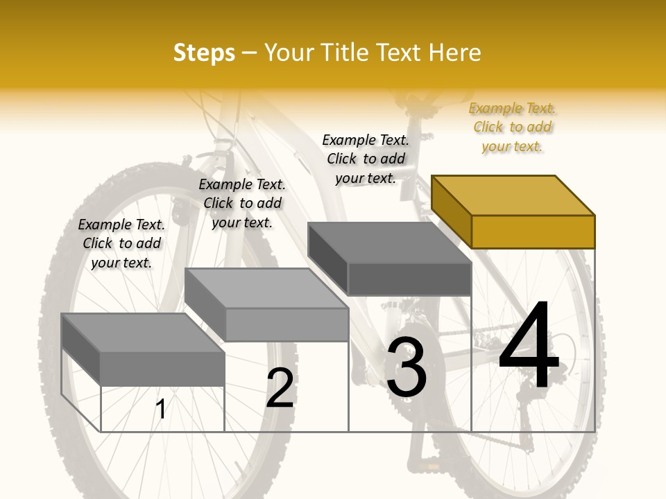 Transport Mountain Bike Metal PowerPoint Template
