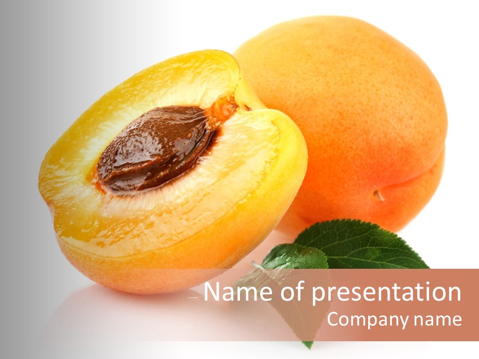 Composition Fruit Plant PowerPoint Template