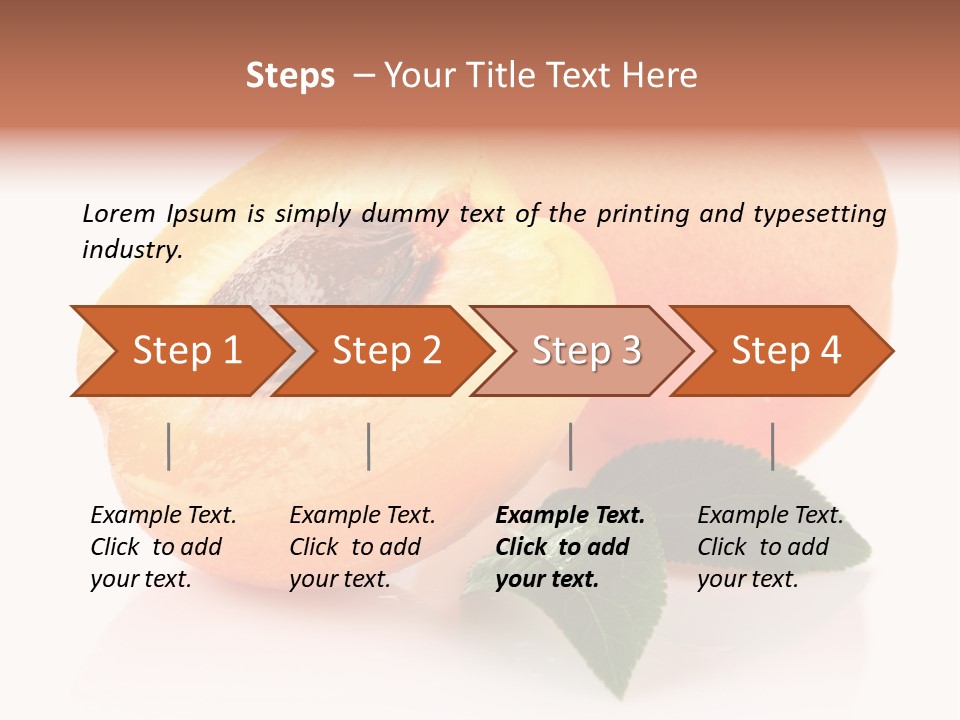 Composition Fruit Plant PowerPoint Template