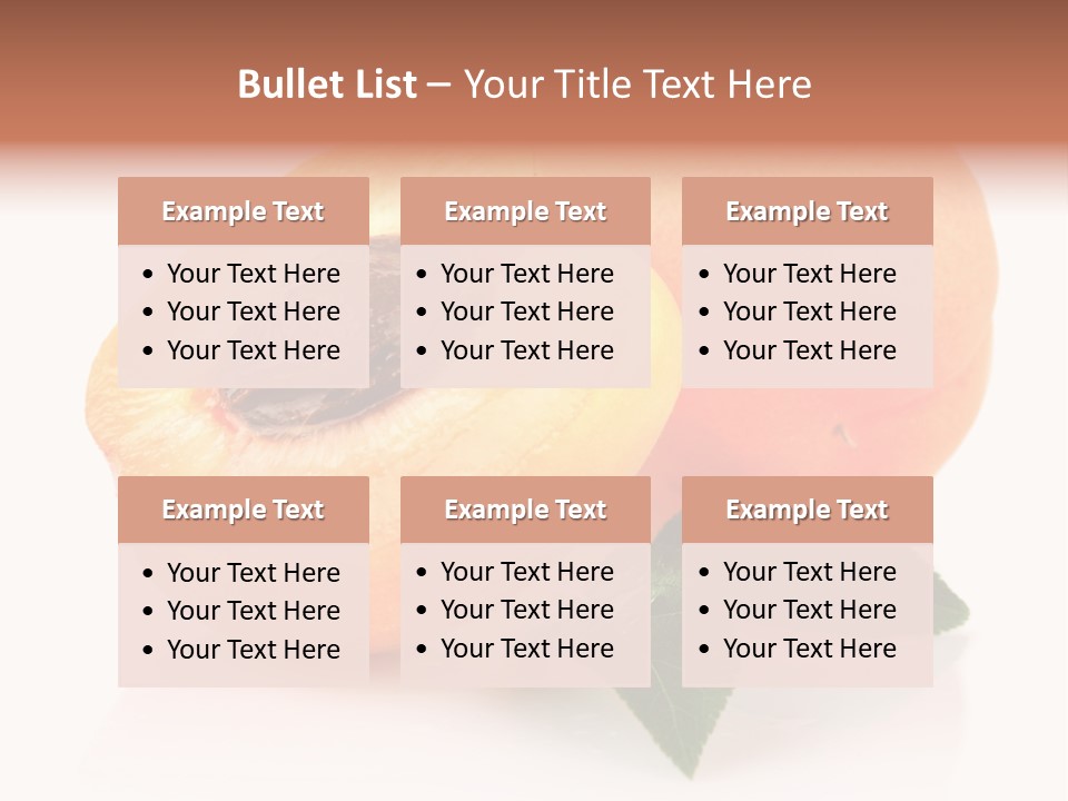 Composition Fruit Plant PowerPoint Template