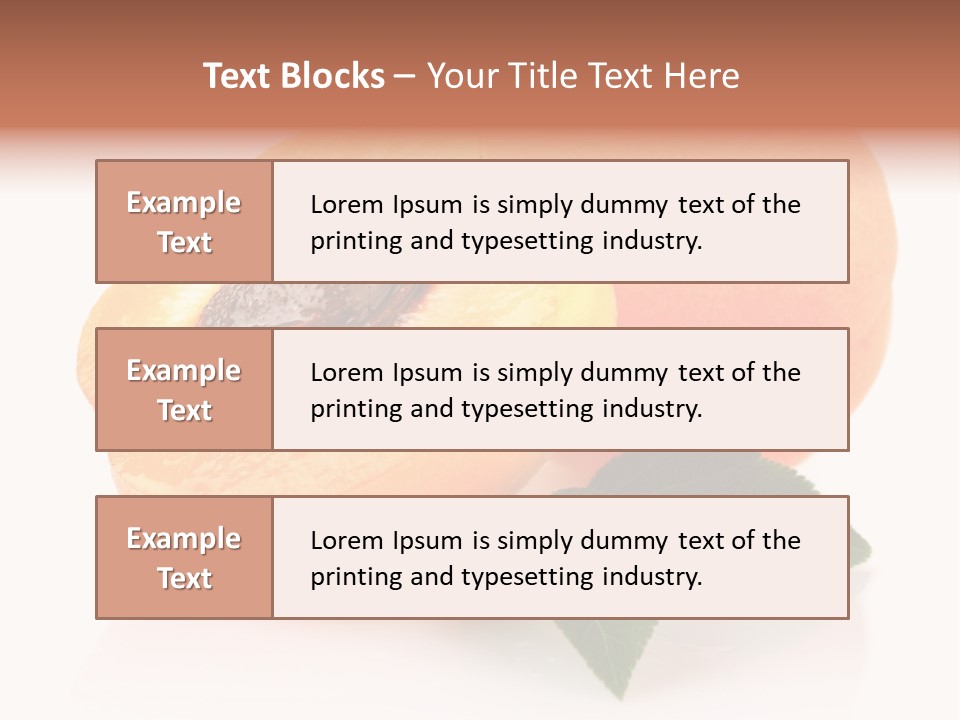 Composition Fruit Plant PowerPoint Template