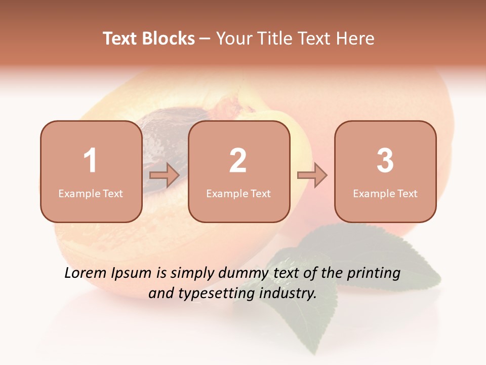 Composition Fruit Plant PowerPoint Template