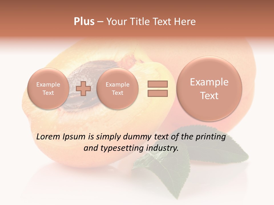 Composition Fruit Plant PowerPoint Template