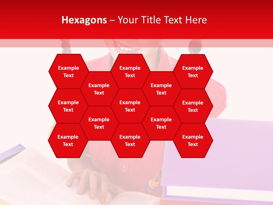 Girl Homework Colour PowerPoint Template