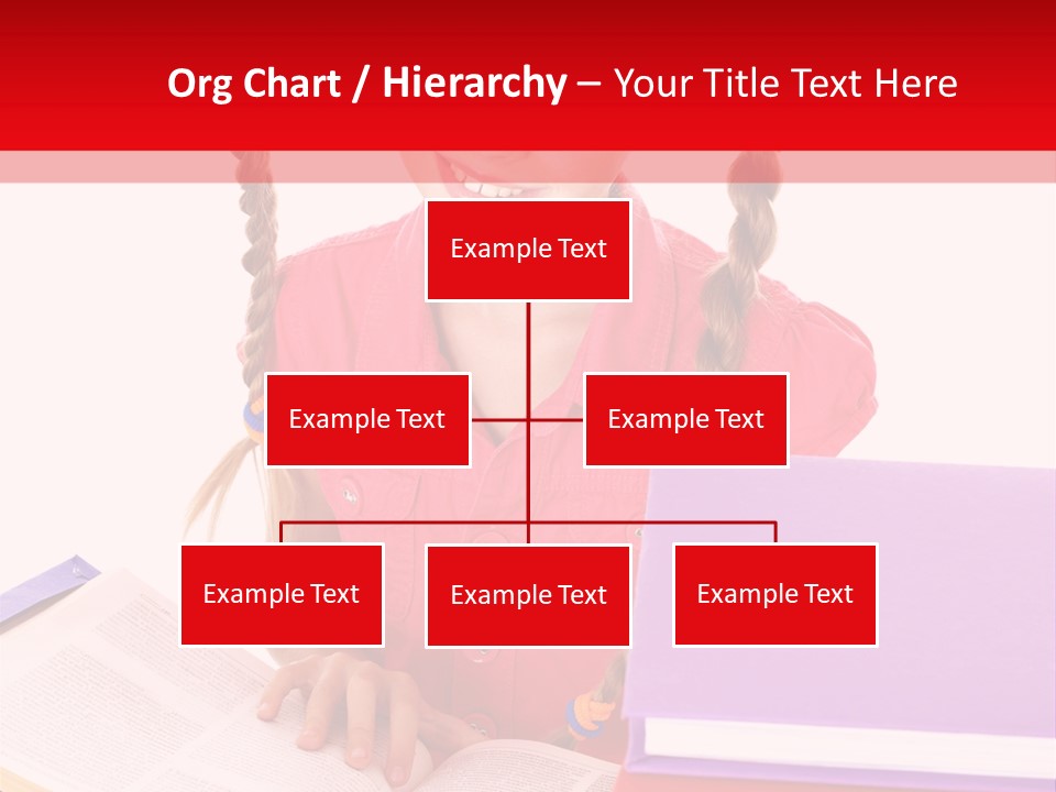 Girl Homework Colour PowerPoint Template