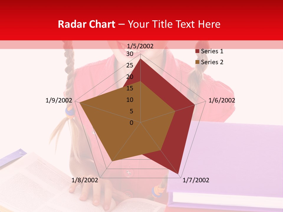 Girl Homework Colour PowerPoint Template