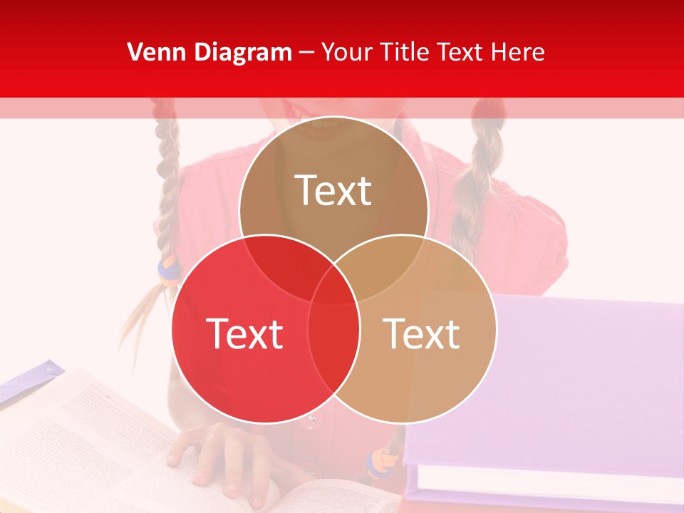 Girl Homework Colour PowerPoint Template