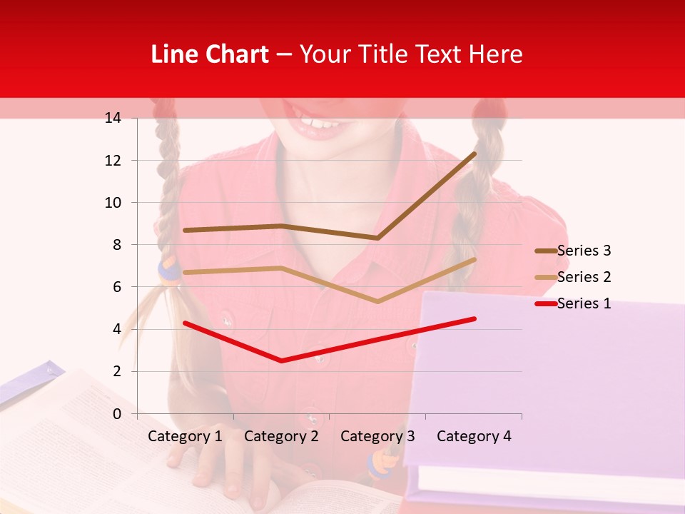 Girl Homework Colour PowerPoint Template