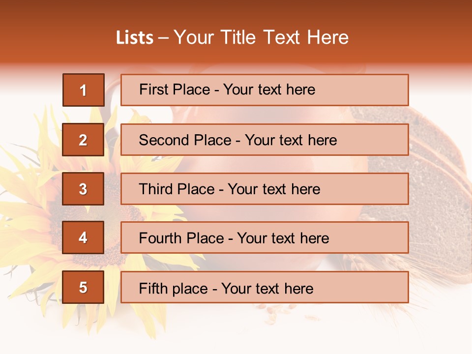 Background Food Healthy Eating PowerPoint Template