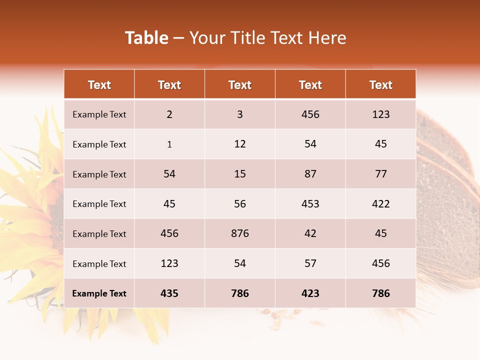 Background Food Healthy Eating PowerPoint Template