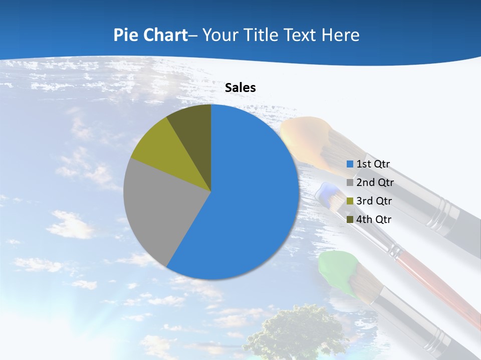 Young Work Caucasian PowerPoint Template