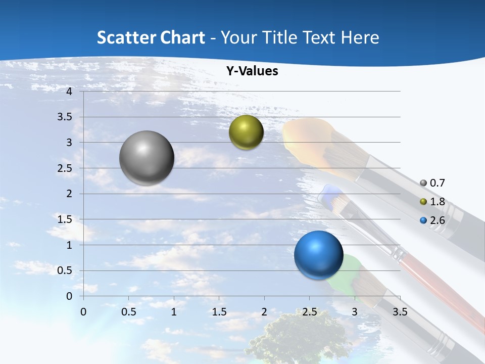 Young Work Caucasian PowerPoint Template