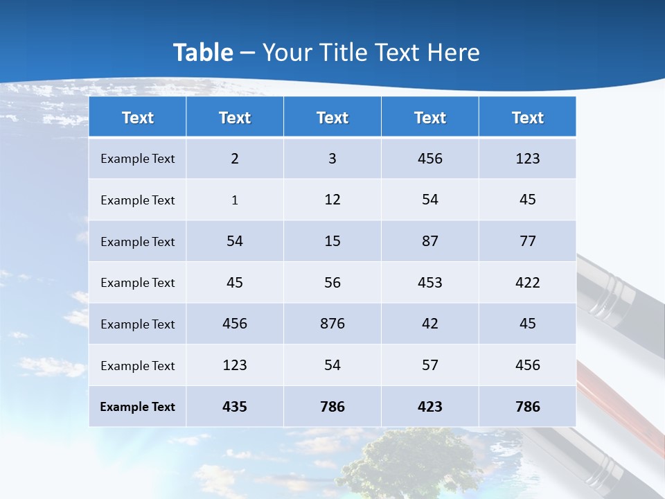 Young Work Caucasian PowerPoint Template