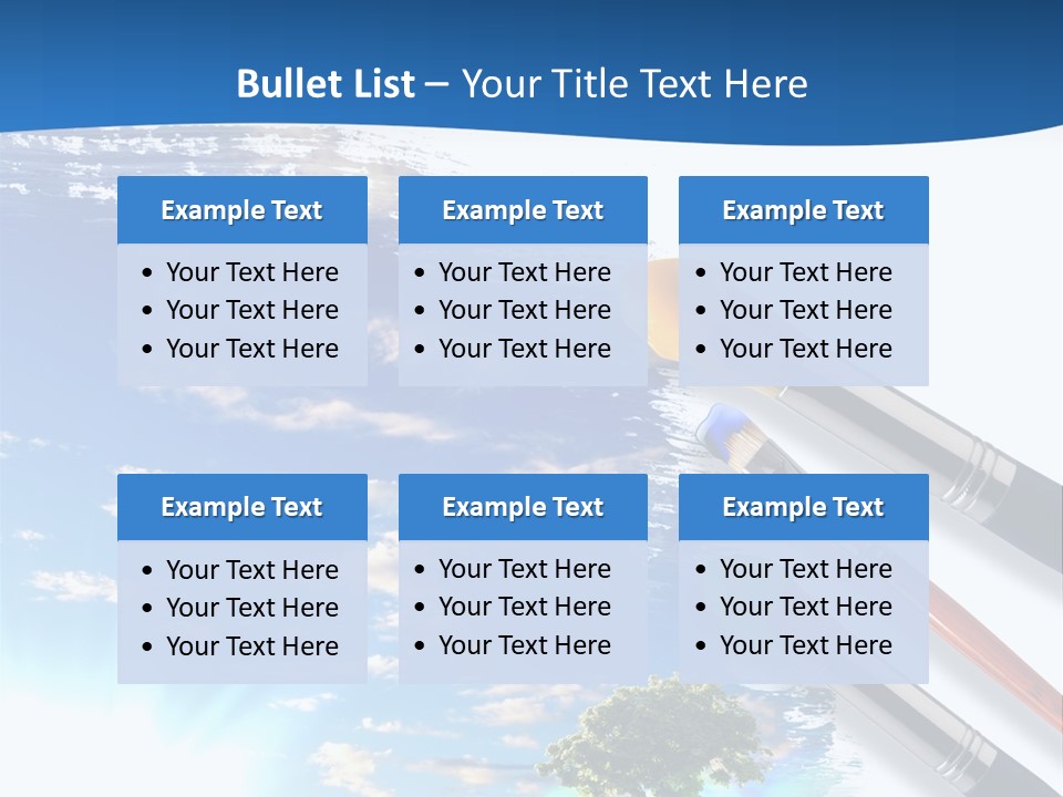 Young Work Caucasian PowerPoint Template