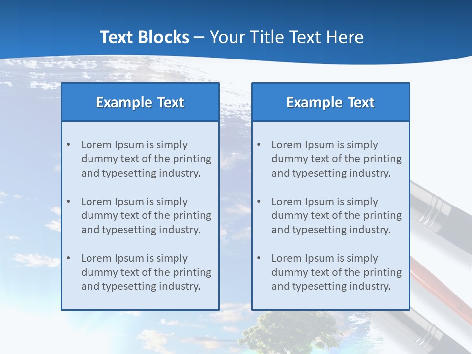 Young Work Caucasian PowerPoint Template