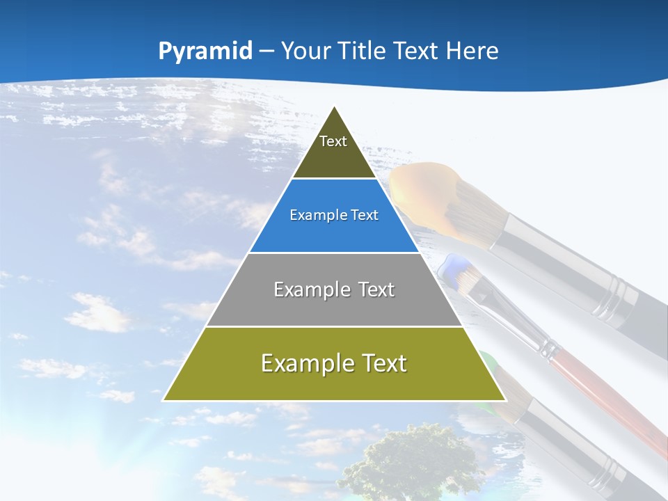 Young Work Caucasian PowerPoint Template