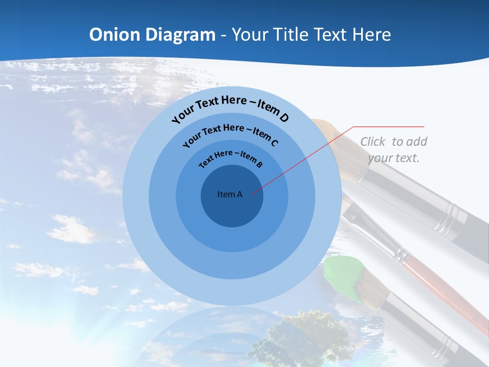 Young Work Caucasian PowerPoint Template