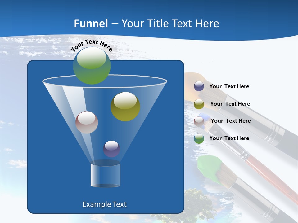 Young Work Caucasian PowerPoint Template