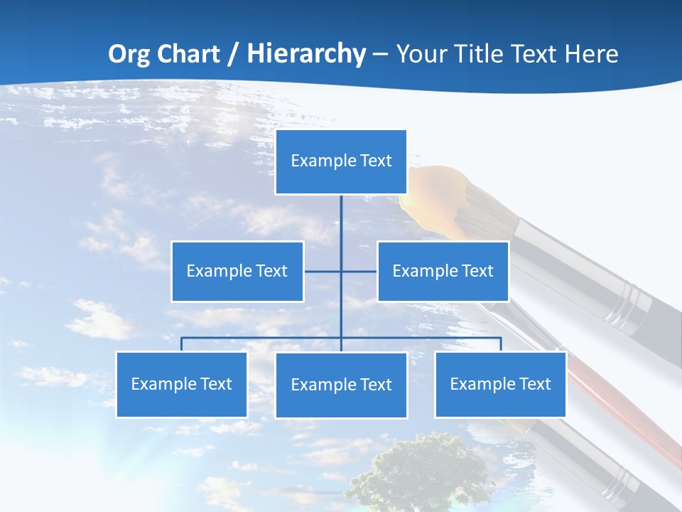 Young Work Caucasian PowerPoint Template