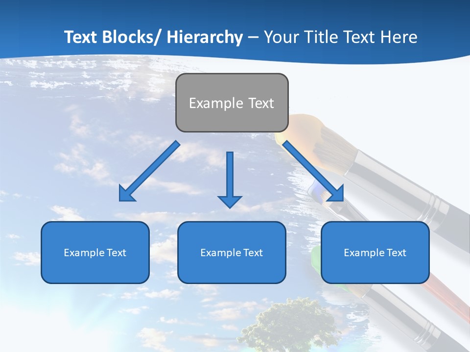 Young Work Caucasian PowerPoint Template