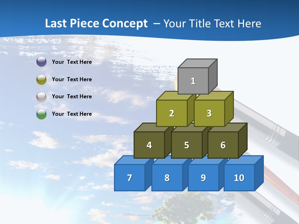 Young Work Caucasian PowerPoint Template