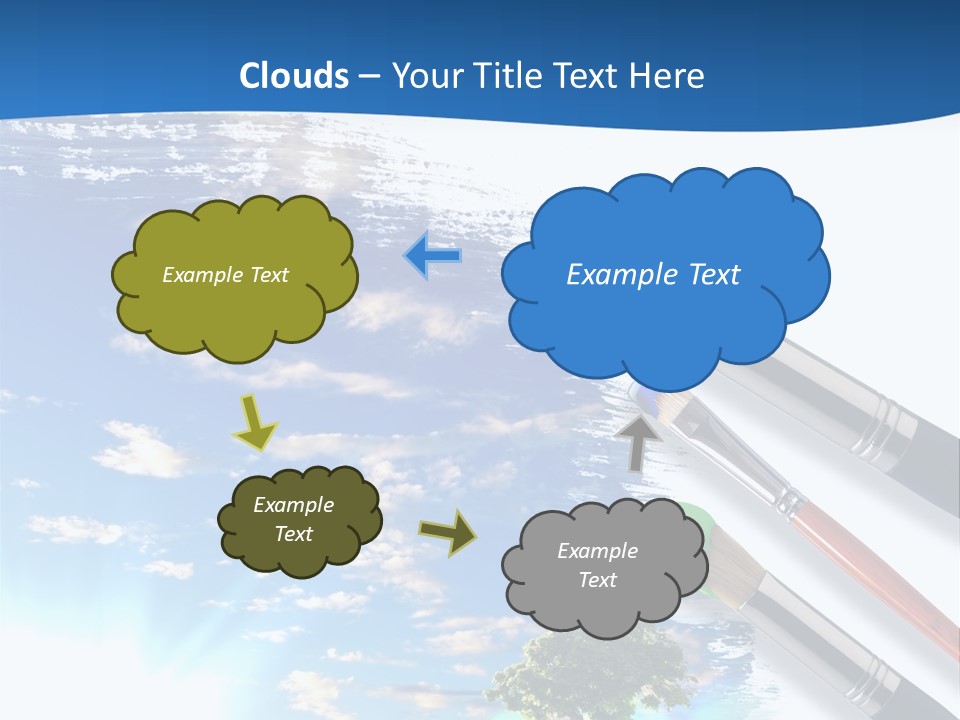 Young Work Caucasian PowerPoint Template