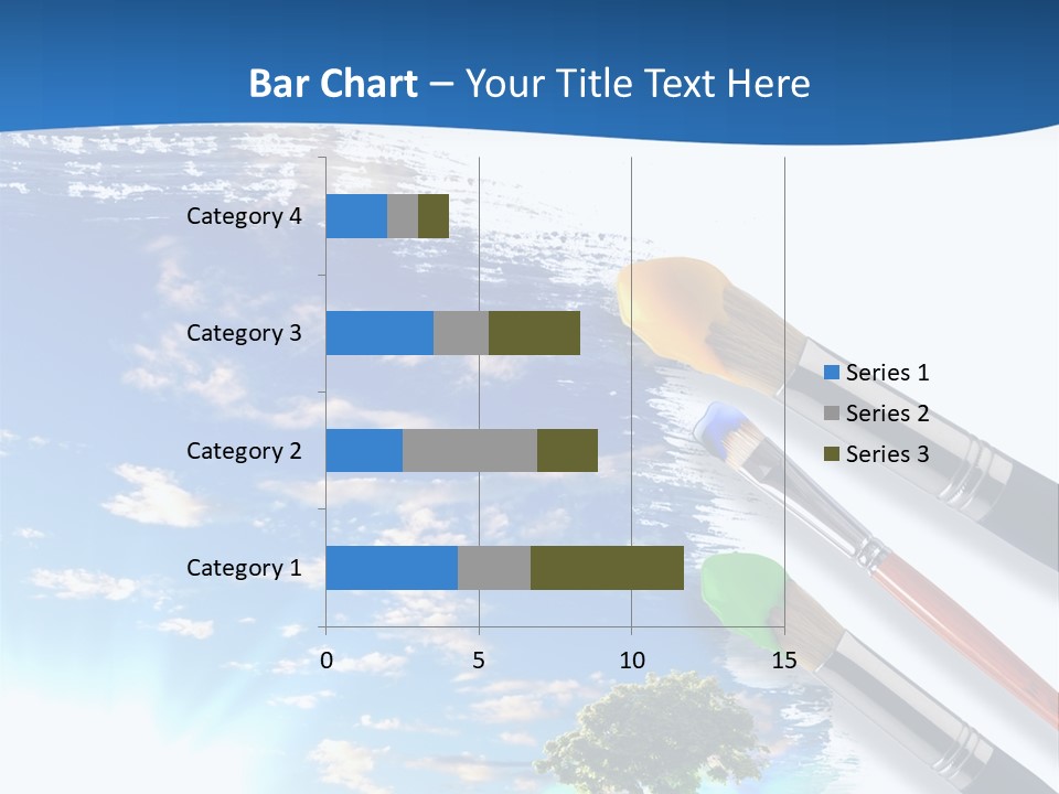 Young Work Caucasian PowerPoint Template