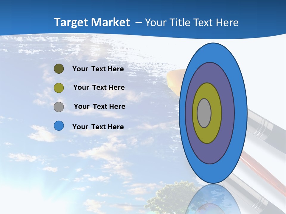 Young Work Caucasian PowerPoint Template