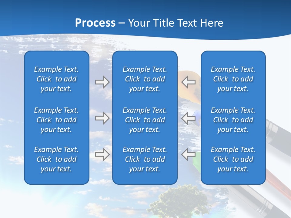 Young Work Caucasian PowerPoint Template