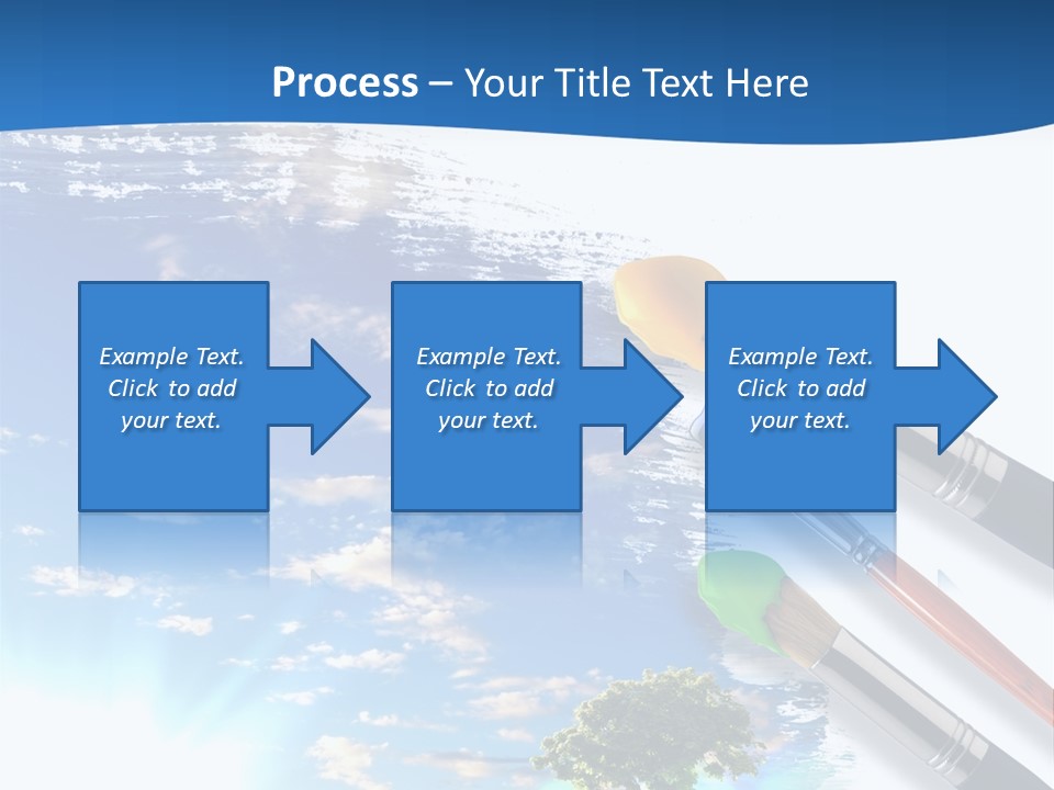 Young Work Caucasian PowerPoint Template
